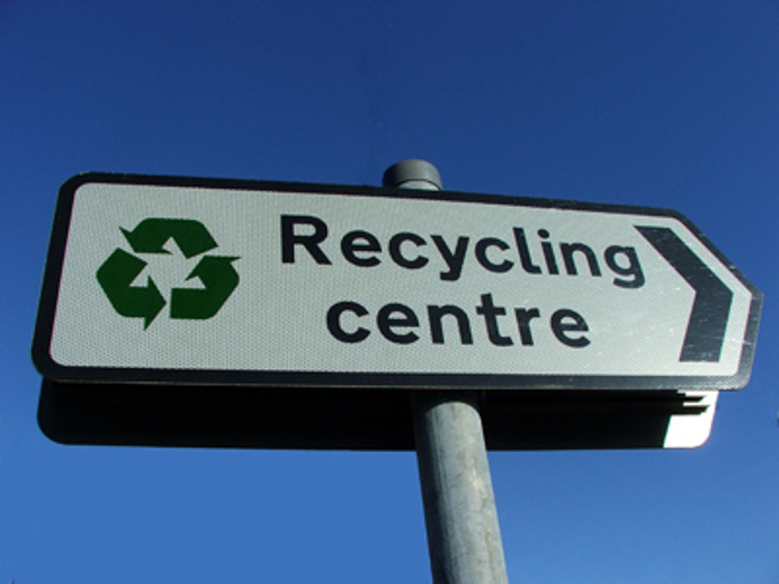 Recycling Centre Sign