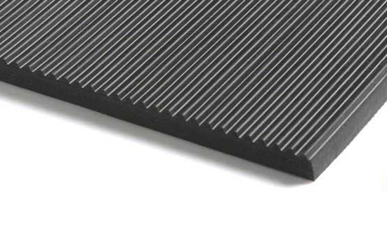 Fine Fluted Rubber Mat