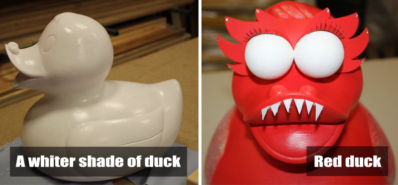 Duck to dragon transformation