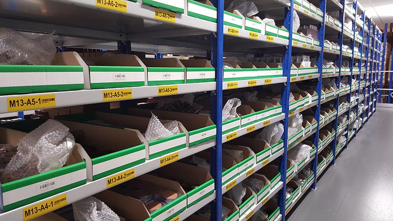 K-Bins providing excellent storage for stock at ILG