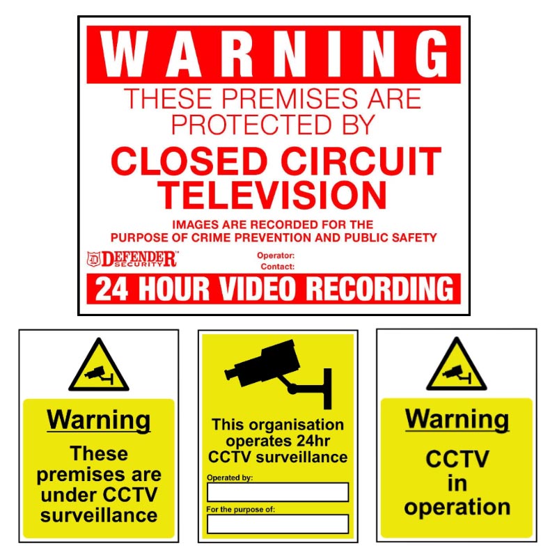 CCTV signs