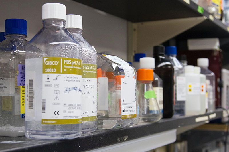 Safe storage of chemicals in bottles