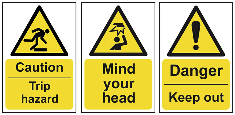 Safety warning signs