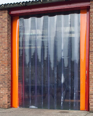External doorway PVC curtains