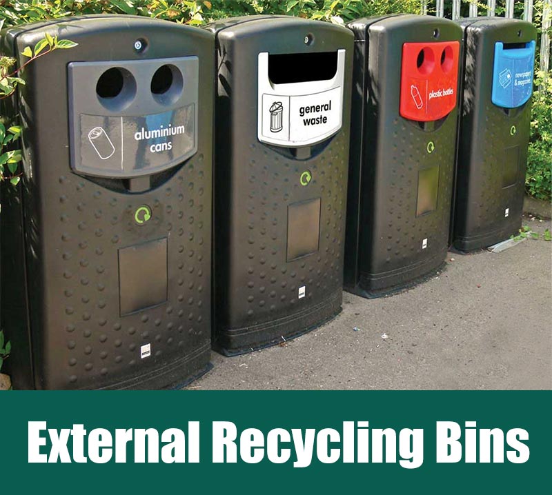 External Recycling Bins