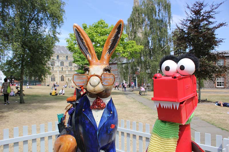 Professor Hare and his Magic Library