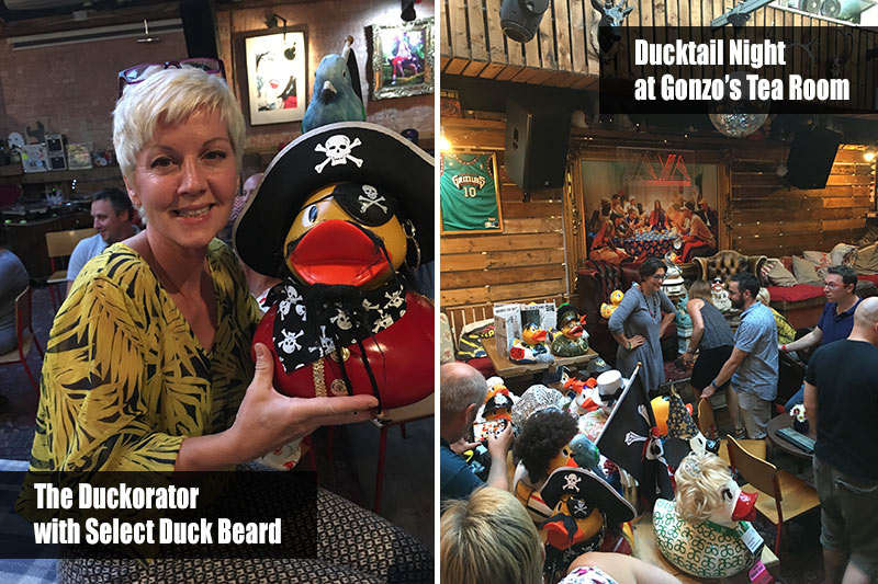 The Duckorator with Select Duck Beard and Ducktails at Gonzo's