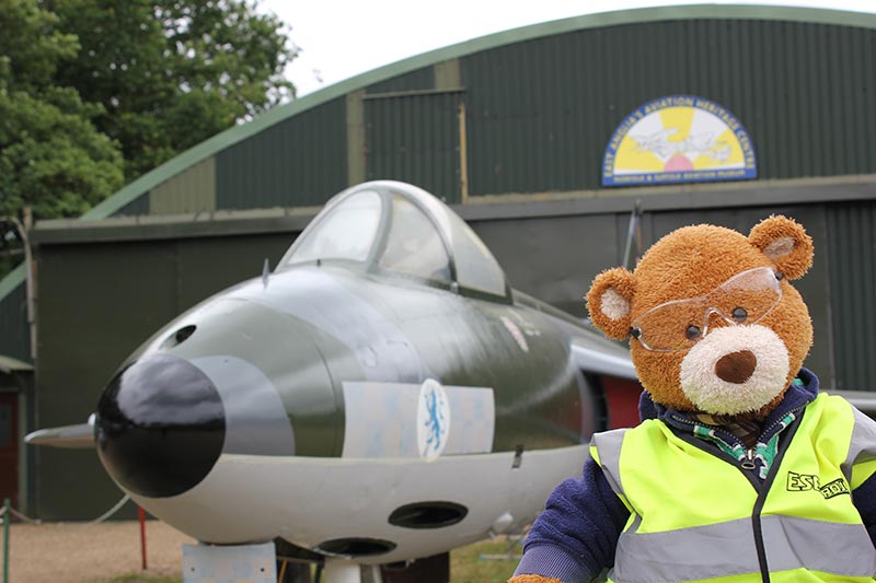 Health and Safety Bear takes on the role of air traffic controller