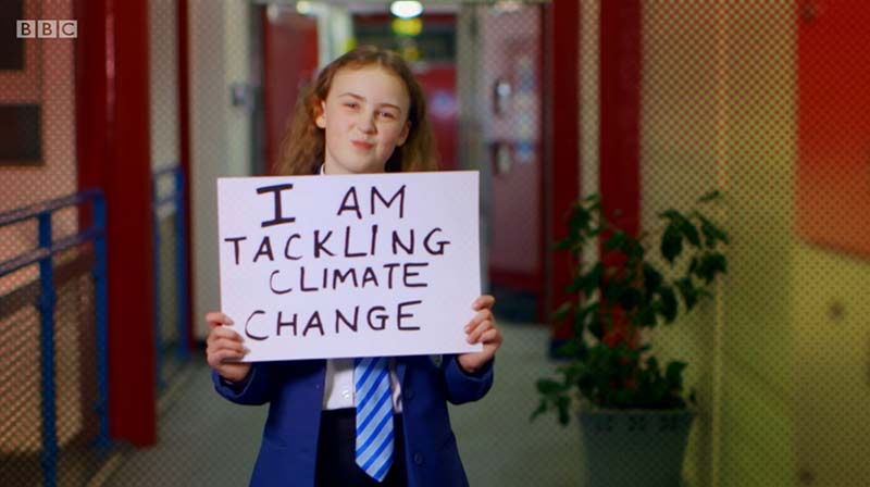 Faith - she's tackling climate change!