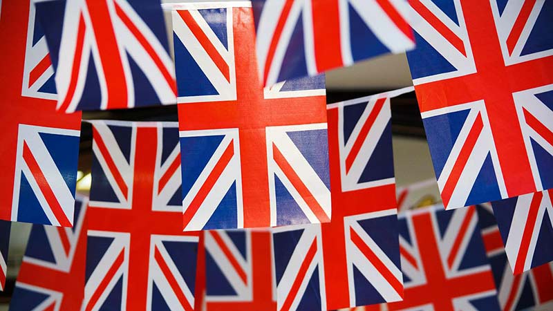 Queen's Platinum Jubilee Union Jack bunting