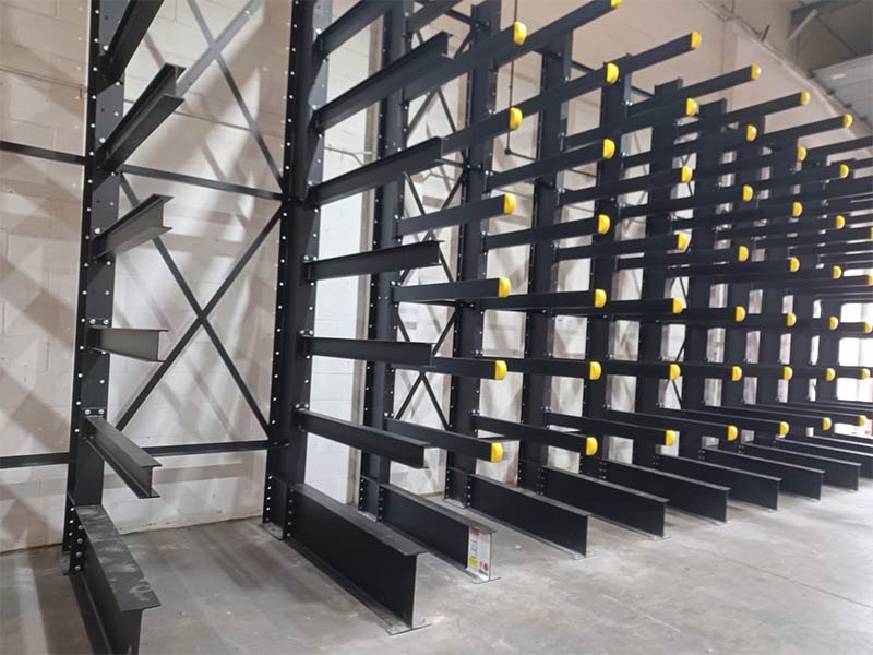 Cantilever racking installation at Slicsheet Metal Fabrications