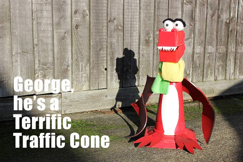 George, he's a terrific traffic cone