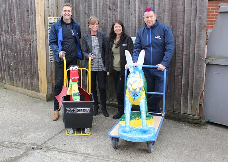 ESE Direct donates trolleys to Break Charity GoGo Hares project