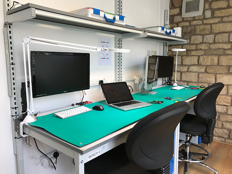 ESD Workbenches in Ubertechs workshop