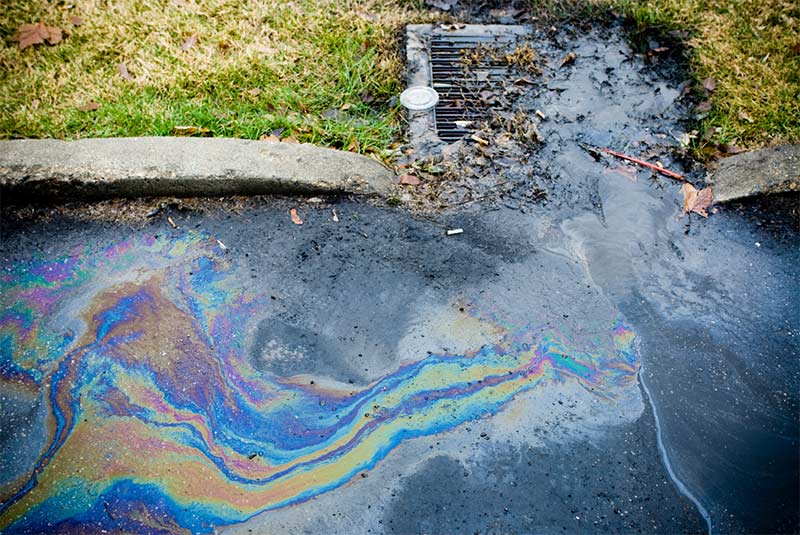 Oil spillage