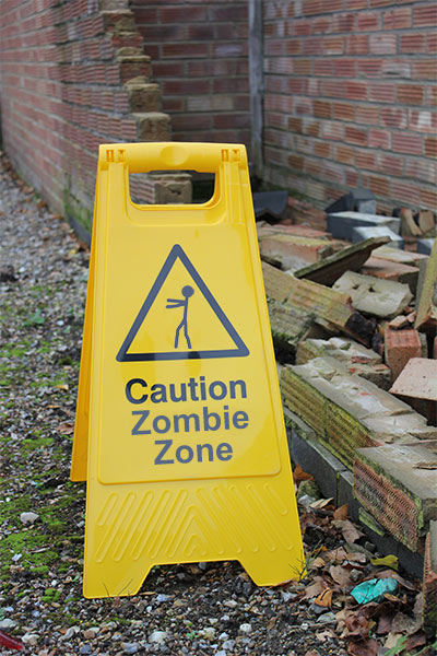 Caution Zombie Zone