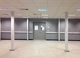 steel partitioning project