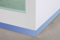 Standard Skirting detail in cleanrooms, other options available