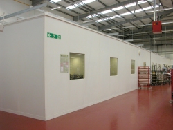 Single Skin Steel partitioning, Industrial Partitions