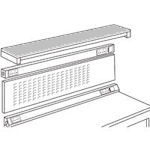 Upper shelf for ESD workbenches
