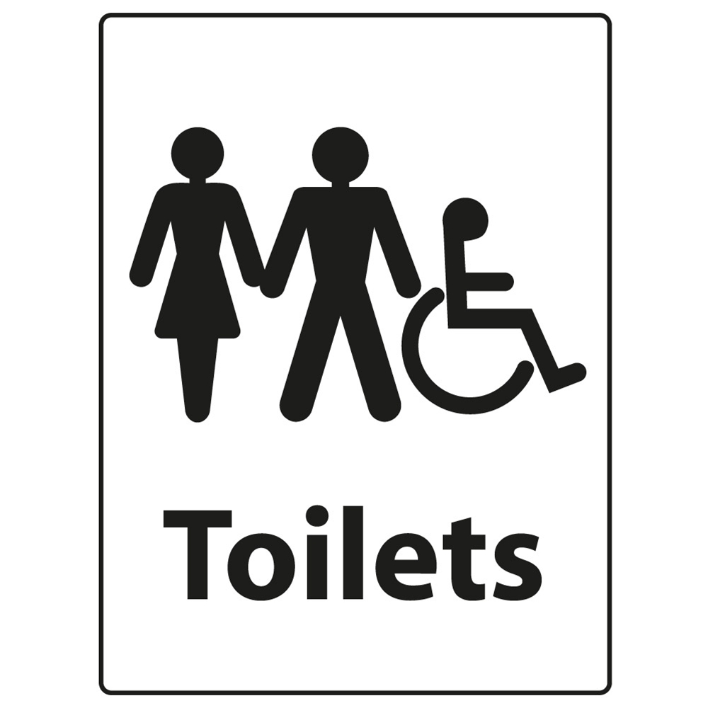 Toilets Symbols Braille Sign - ESE Direct