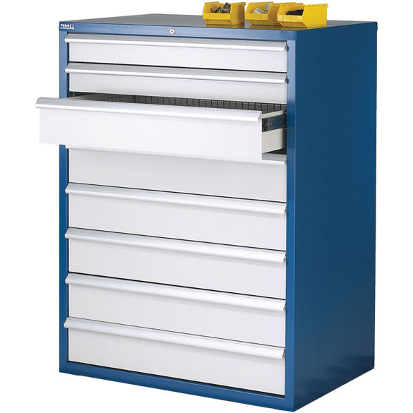 Euroslide 8 Drawer Storage Cabinet 1200mm high - ESE Direct
