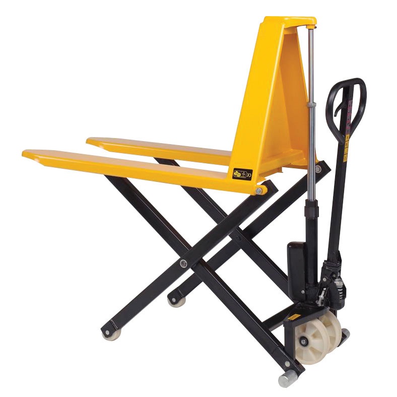 Electric High Lift Pallet Trucks 540w X 1165 Long Forks 1,000kg Cap ...