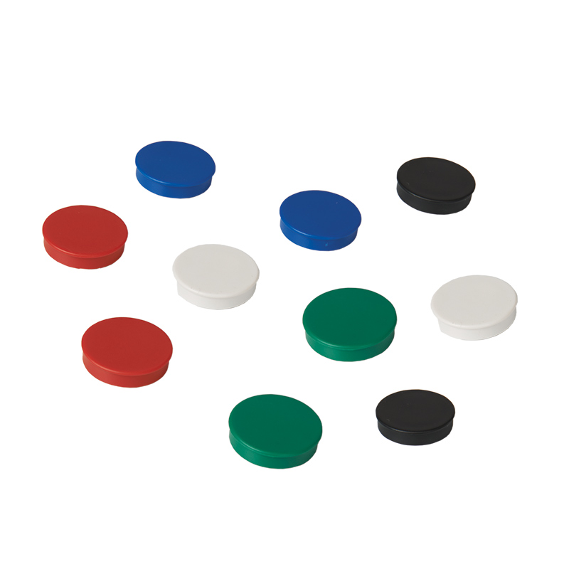 Assorted Coloured Magnets 20mm