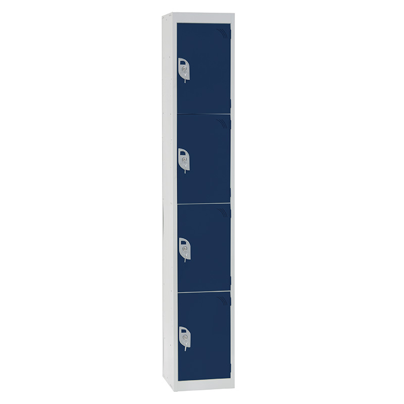 Click to view product details and reviews for 4 Compartment 4 Door Steel Lockers 1800h X 300w X 300d.