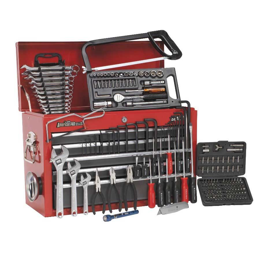 Click to view product details and reviews for Sealey American Pro 9 Drawer Top Chest Tool Box With 204pc Tool Kit.