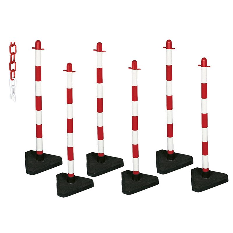 Barrier Kits with 6 Plastic Posts and 8mm Chain | ESE Direct