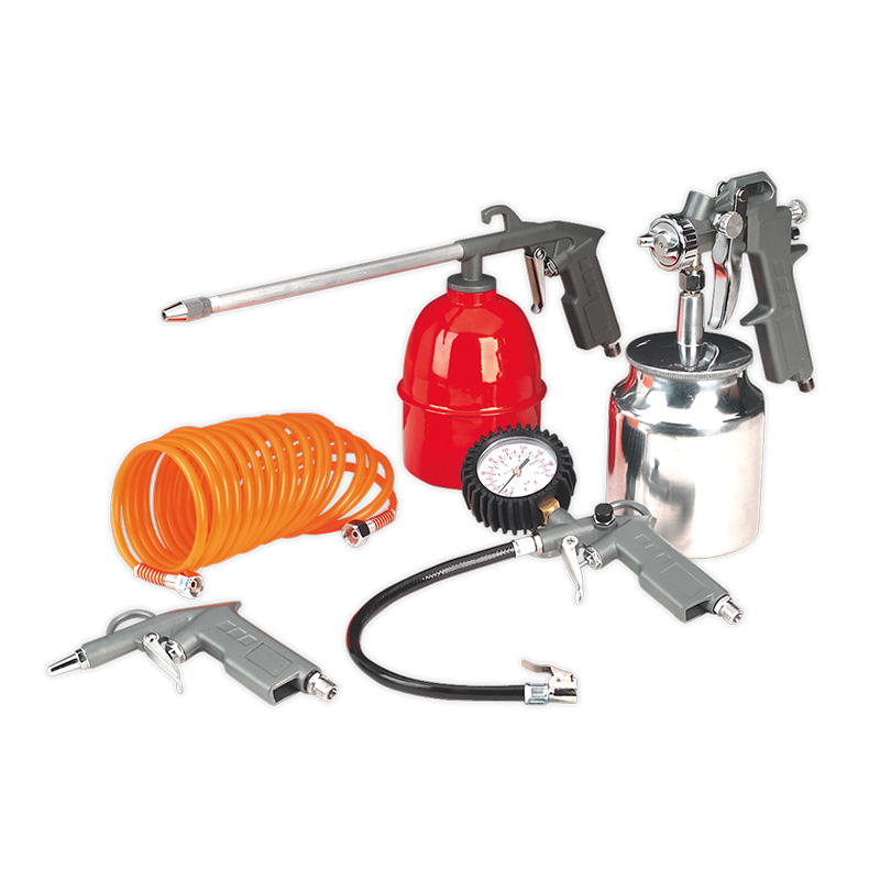 Air Compressor 5 Piece Accessory & Tool Kit 