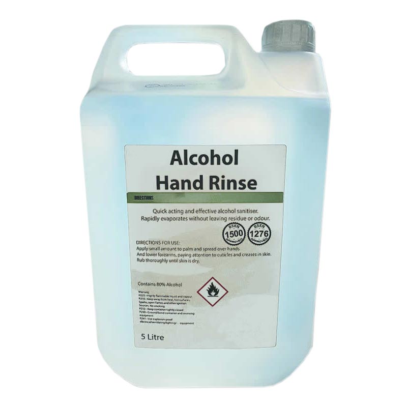 80 Alcohol Hand Rinse