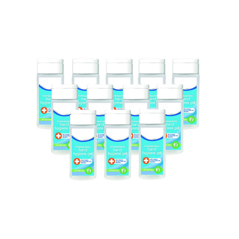 Click to view product details and reviews for Anti Bacterial Alcohol Hand Gel 50ml Pack Of 12.