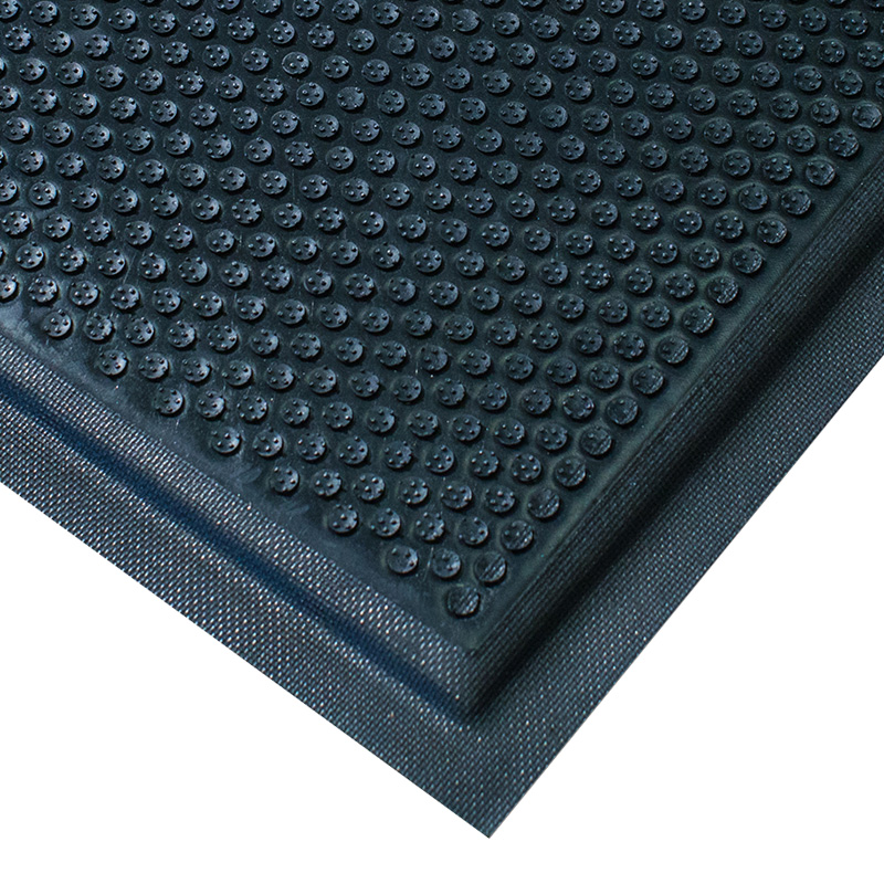 Anti Fatigue Happy Feet Matting Black 850mm X 1500mm