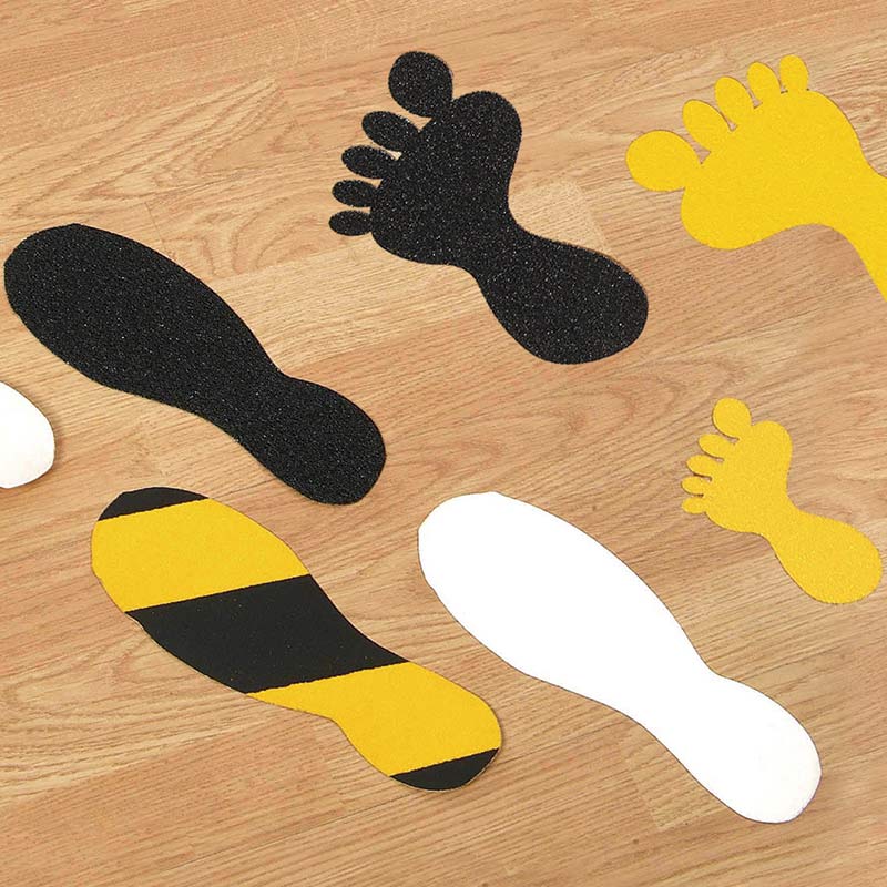 Anti Slip Floor Sticker Large Foot With Toes