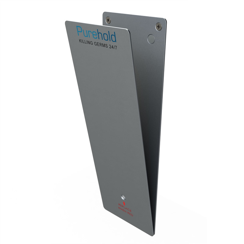 Antibacterial Door Push Plate 410 X 110mm Standard