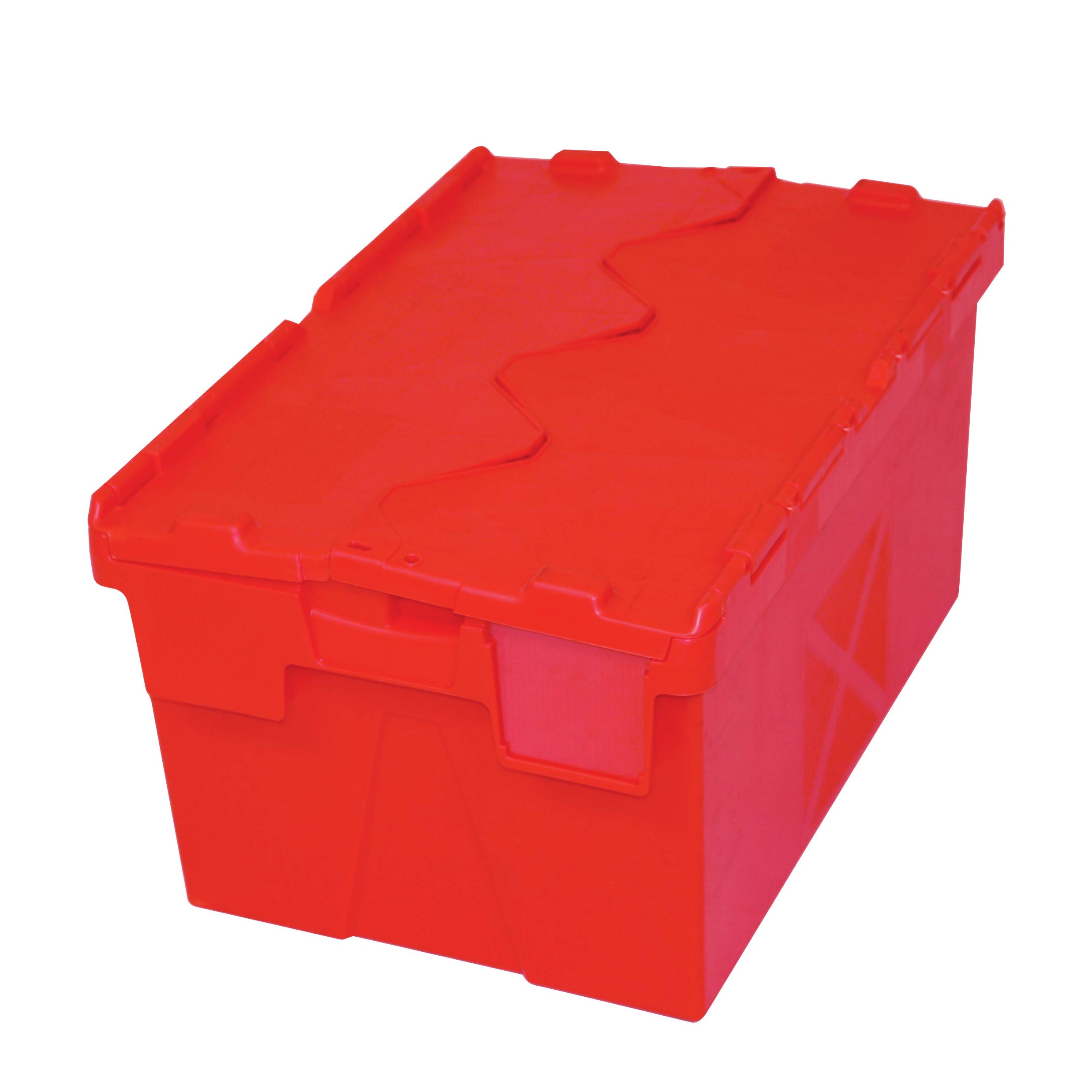 Click to view product details and reviews for Attached Lid Container Red.