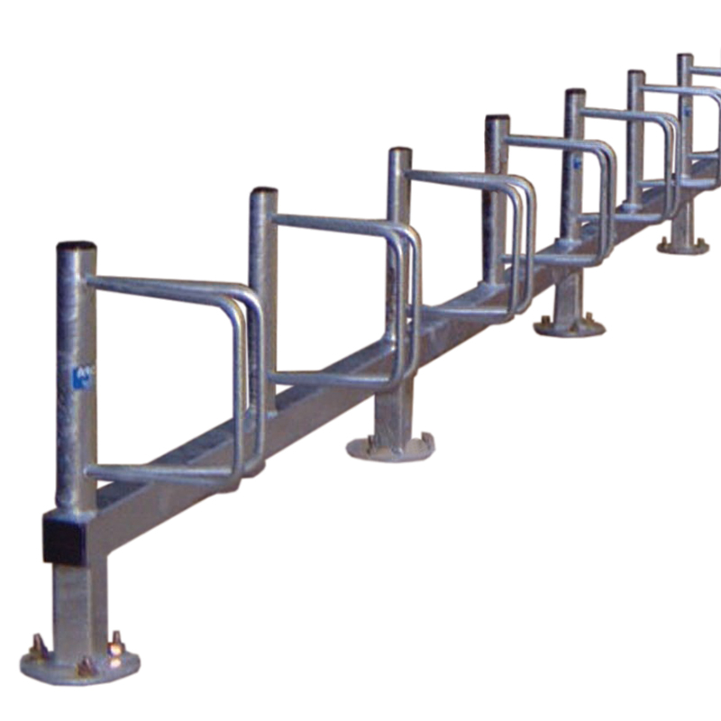 Click to view product details and reviews for Double Sided Rail Mount Bike Racks Type C 10 Bike Capacity Flanged.