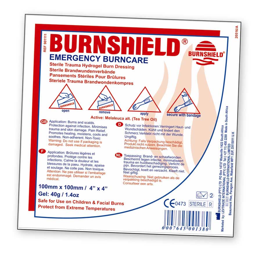 Burnshield Hydrogel Dressing