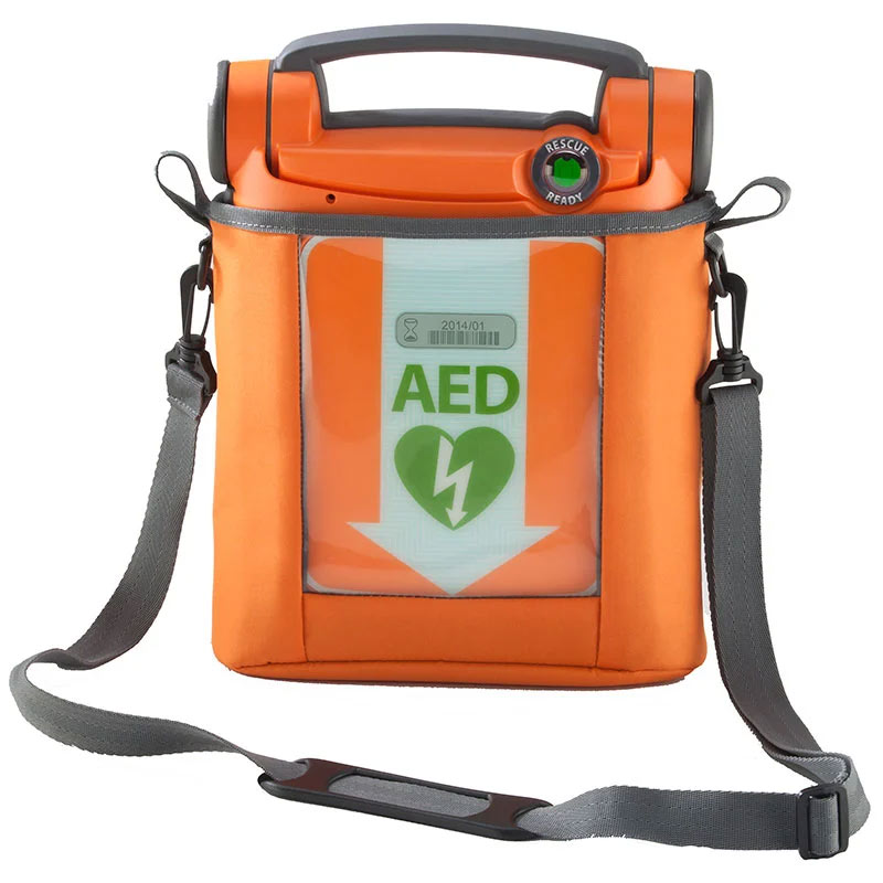 Orange Grey Carry Bag For Powerheart G5 Aed Defibrillator