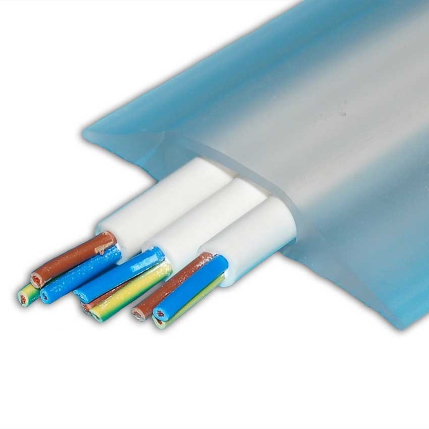 Crystal Clear See Through Indoor Cable Cover 9m