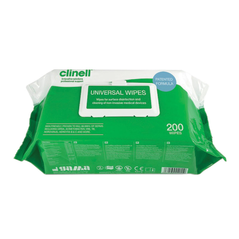 Click to view product details and reviews for Clinell Universal Wipes Pack Of 200.