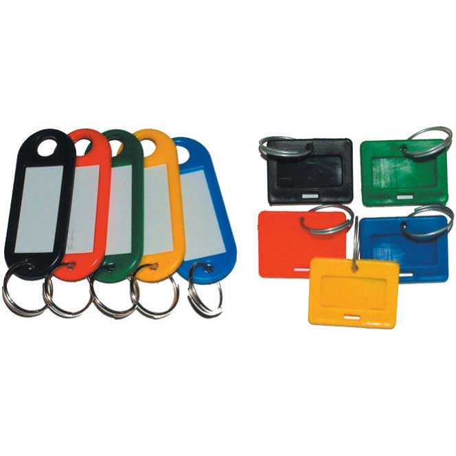 Colour Coded Short Key Tags - pack of 50