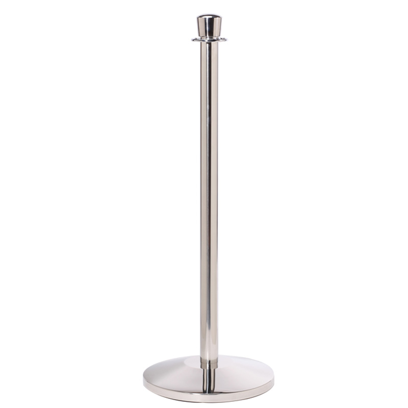 Click to view product details and reviews for Polished Stainless Steel Crown Top Barrier Post.