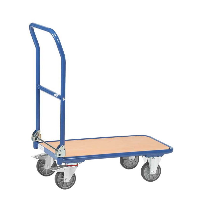 Fetra Ecoline Folding Trolley With 900 X 600mm Platform 250kg Capacity