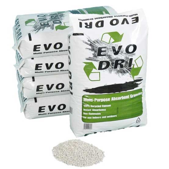 EVO-DRI Enviro-friendly Spill Absorbent Granules - Half Pallet, 42 x 20L Bags
