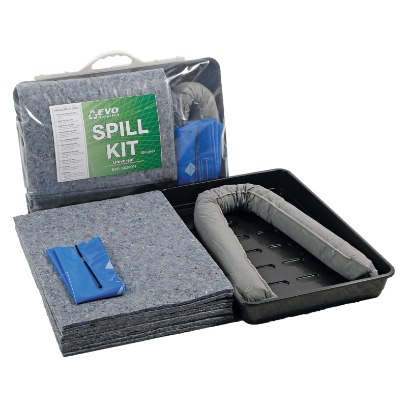 EVO Recycled Spill Kit with Drip Tray 