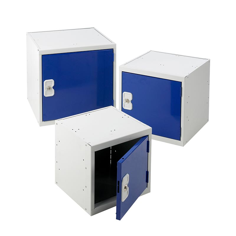 Express Delivery Cube locker - 300 x 300 x 300mm - Blue Door
