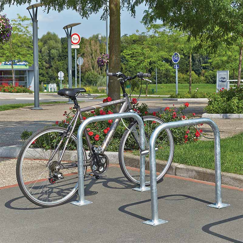 Express Galvanised Sheffield Bicycle Stand Concrete In - 750mm x 750mm